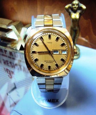 Vintage 1973 Timex Automatic Day Date Watch - Expert Servicing -