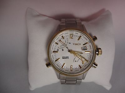 Men's Timex T2N945DH Intelligent Quartz World Time Watch