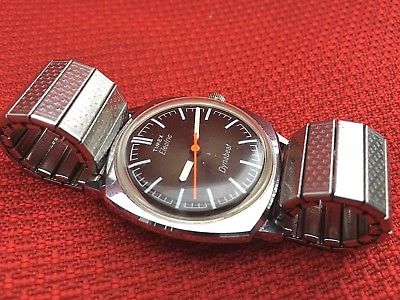 Vintage Timex Electric Dynabeat Watch Wristwatch very good