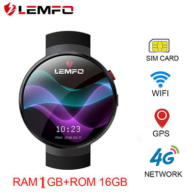 LEMFO LEM7 Smart Watch 2018 Man Watch 4G WIFI GPS Heart Rate For Android iphone