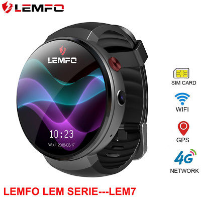 LEMFO LEM7 Smart Watch Phone 2018 4G SIM 16GB WIFI Bluetooth For Android iOS