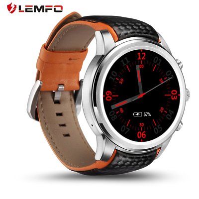 LEMFO LEM5 Bluetooth Wireless 1/8 GB Smart Watch GPS WiFi For Android iPhone OY