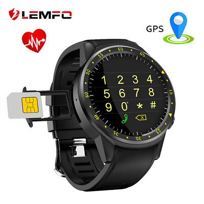 LEMFO F1 Bluetooth Smart Watch Camera 4G SIM TF Card Heart Rate  For Android IOS