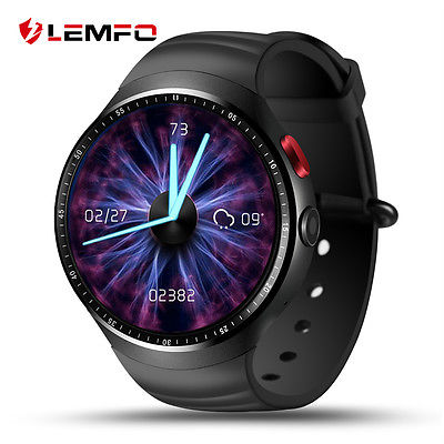 Lemfo LES1 1/16GB 3G Data SIM GPS WiFi Smart Watch Phone Band For Android iphone