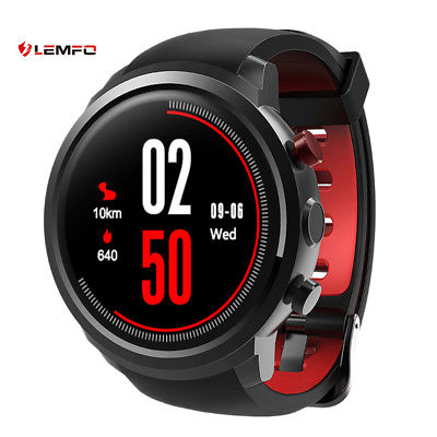 LEMFO LEF2 Smart Watch Phone 3G SIM 8GB GPS Heart Rate Camera For Android iOS