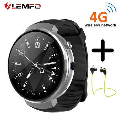 LEMFO LEM7 Bluetooth Smart Watch 2018 4G SIM Camera WIFI 16GB GPS Smartwatches