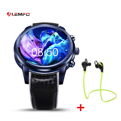 LEMFO LEM5Pro 2/16GB Phone 3G SIM Smart Watch Fitness GPS WiFi For Android iOS