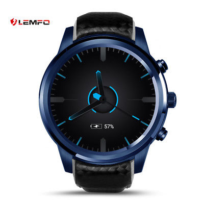 LEMFO LEM5Pro Bluetooth 16GB 3G SIM Smart Watch Phone GPS WiFi For Android iOS