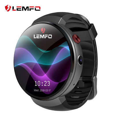 US LEMFO LEM7 Smart Watch 4G SIM GPS Heart Rate Camera For Android IOS Phone