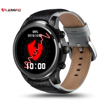 Lemfo LEM5 Bluetooth 3G Data 8GB SIM GPS WiFi Smart Watch Phone For IOS Android