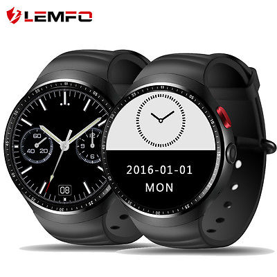 Lemfo LES1 Bluetooth Wireless 3G SIM GPS WiFi Smart Watch Phone For Android iOS