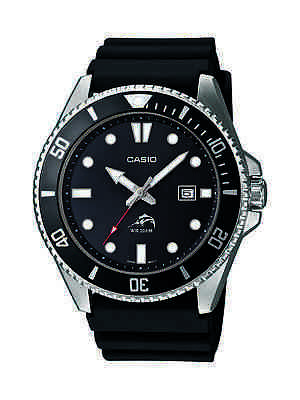 Casio Men's MDV106-1A Rotating Bezel Black Resin Band Diving Watch