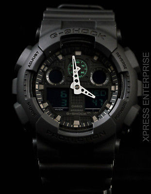 NEW WITH TAGS Casio Gshock X-Large Ana-Digi GA100MB-1A BLACK Watch