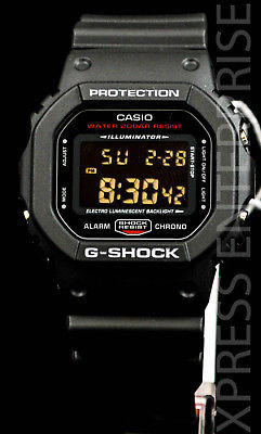 NEW WITH TAGS Casio Gshock Classic Digital DW5600HR-1 BLACK RED Watch