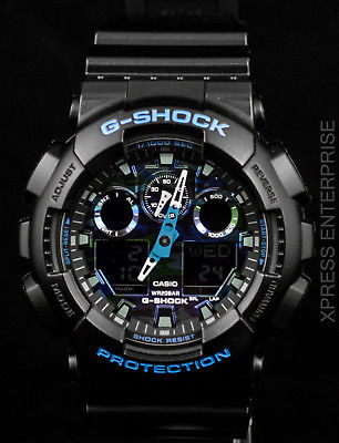 NEW WITH TAGS Casio Gshock X-Large Ana-Digi GA100CB-1A Camouflage BLACK Watch