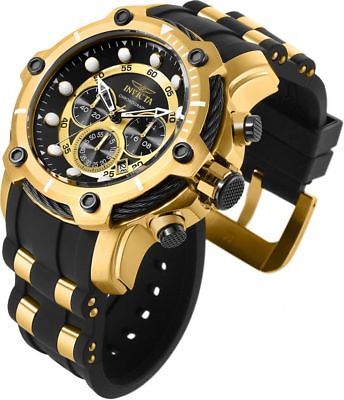 Invicta 26751 Bolt Men's Watch Stainless Steel Gold Black Chronograph