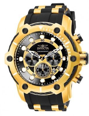 NEW Invicta Men 26751 Bolt Quartz Chronograph Black Dial Watch Stainless Steel !