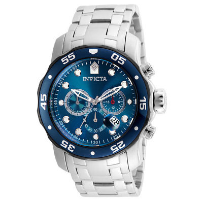 Invicta Pro Diver Mens Quartz 48mm Blue Dial-Model 21784