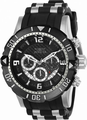 Invicta Pro Diver 23696 Men's Round Carbon Chronograph Date Analog Watch