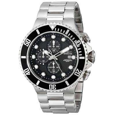 Invicta 18906 Gent's Quartz Black Dial Steel Bracelet Chrono Watch