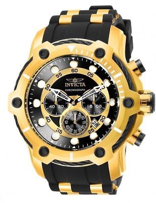 Invicta Men 26751 Bolt Quartz Chronograph Black Dial Watch Stainless Steel NWB!