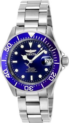 Invicta Pro Diver Mens Automatic 40mm Blue Dial-Model 9094a