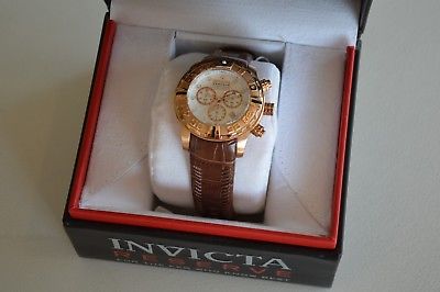 Pre-Owned Invicta Reserve Men's Watch Model 14293, Leather Strap, All Paperwork