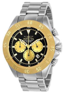 Invicta Speedway 22399 Men's Gold Tone Round Chronograph Date Analog Watch