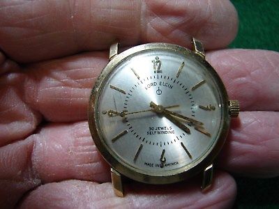 VINTAGE WRISTWATCH LORD ELGIN 30 JEWEL AUTOMATIC! ww9