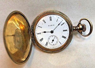 1910 Elgin 0s 15 Jewel Pocket Watch