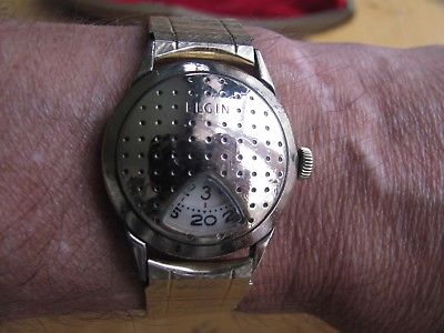 ELGIN GOLFBALL WATCH!!! VERY RARE!! IN BOX AND EXCELLENT CONDITION RUNS PERFECT