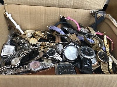 Wow Job Lot Accurist Chronographs Ben Sherman Sekonda Calvin Kline And More 50!!