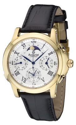 Accurist GMT320W Men's Greenwich Masters Minute Repeater Watch RRP �329.00
