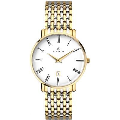Accurist 7159 Gents Two-tone steel/gold plate watch