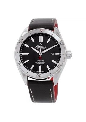 Alpina Alpiner 4 Black Dial Leather Strap Men's Watch AL-525BS5AQ6