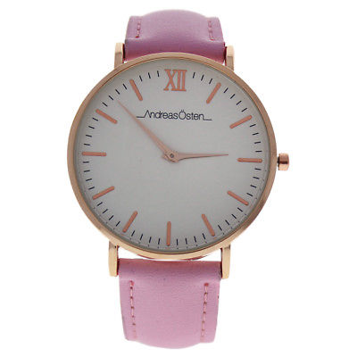 Andreas Osten AO-161 Pure - Rose Gold/Light Pink Leather Strap Watch 1 Pc