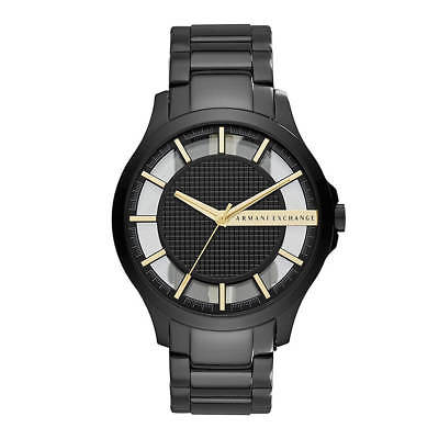 Armani Exchange AX2192 Men's Hampton Black Dial Black Steel Watch