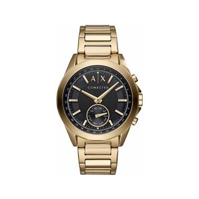 BRAND NEW ARMANI EXCHANGE CONNECTED GOLD STEEL AXT1008 SMART MENS WATCH
