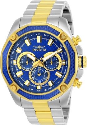 Invicta 25975 Men's Aviator Chronograph 48mm Blue Dial Watch