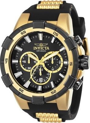 Invicta 25135 Men's Aviator Chronograph 51.5mm Black Dial Watch