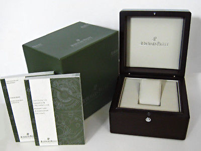 Audemars Piguet AP Custom Wooden Watch Case Storage w/ Outer Box & Booklets New