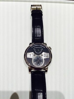 A. Lange & Sohne Zeitwerk 18kt White Gold 41.9 mm Super Rare Mechanical Watch