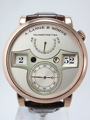A. LANGE & SOHNE 2017 ROSE GOLD ZEITWERK MINT BOX & PAPERS WARRANTY 140.032