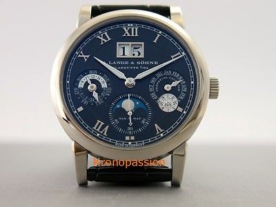 A.Lange & Sohne Langematik Perpetual Calendar 18K White Gold Ref.310.026 New !