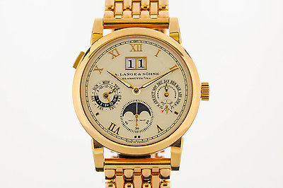 A. Lange & Sohne Langematik Perpetual Calendar 18K Gold Automatic Watch 310.021