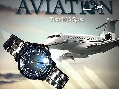 ANGULAR MOMENTUM EXPLORER SS DIVER WATCH ROTATING DISC SYSTEM SWISS WATCH