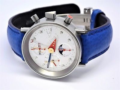Alain Silberstein Krono Noel Gents Watch 38mm 093/100 Automatic 100% COMPLETE