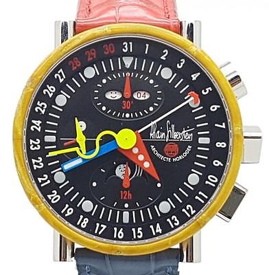 Alain Silberstein Krono Bauhaus 2 Limited Edition Automatic Chronograph B&P RARE