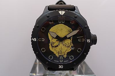ALESSANDRO BALDIERI M48 SKULL ITALIAN DIVER 48MM STEEL NEW LIMITED PVD