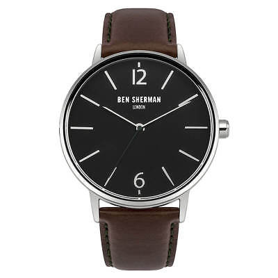 Ben Sherman WB059BRN Men's Portobello Brown Changeable Strap Watch